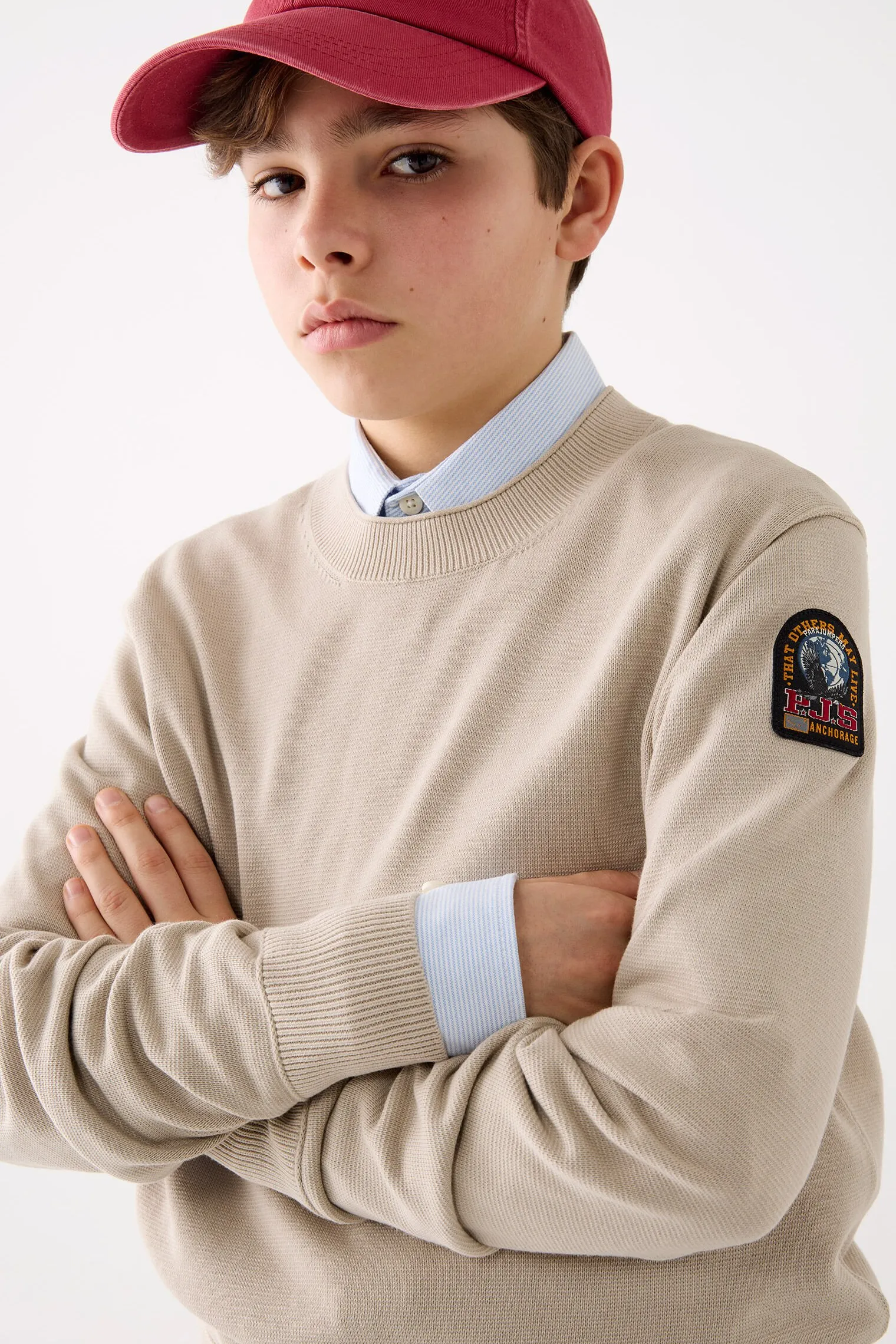 BASIC BRAW - PULL ENCOLURE RAS-DU-COU*Parajumpers