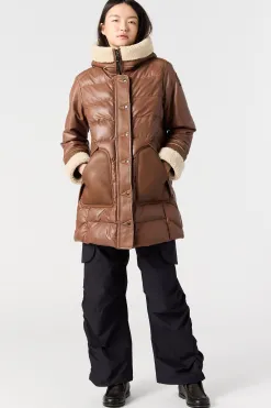 DEMI SPECIAL - MANTEAU EN CUIR*Parajumpers Best