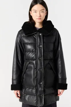 DEMI SPECIAL - MANTEAU EN CUIR*Parajumpers Clearance