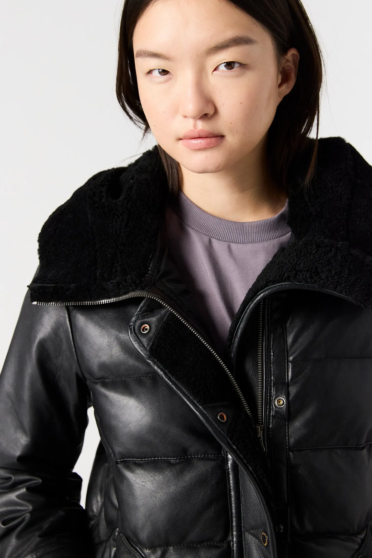 DEMI SPECIAL - MANTEAU EN CUIR*Parajumpers Clearance
