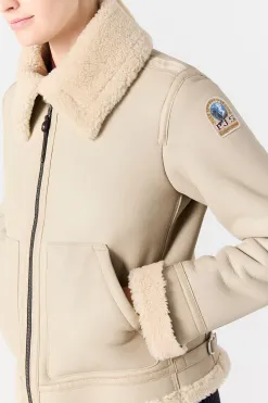 GIALEAN SPECIAL - VESTE EN MOUTON RETOURNÉ*Parajumpers Discount