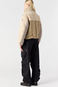 KAEDE - BLOUSON BOMBER EN POLAIRE BOUCLÉ*Parajumpers