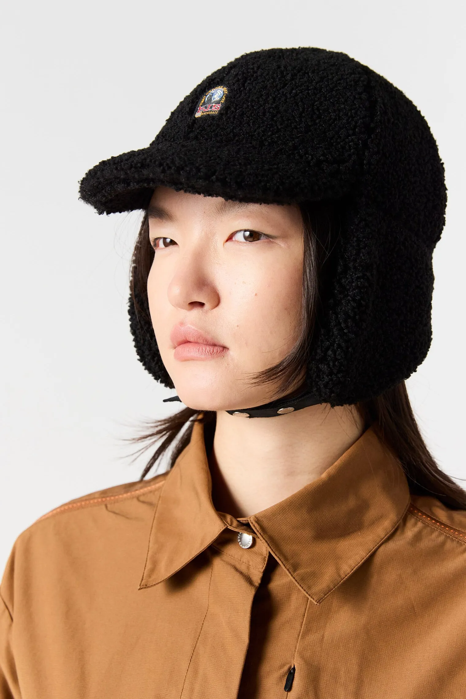 POWER - CHAPEAU JOCKEY EN POLAIRE BOUCLÉ*Parajumpers Sale