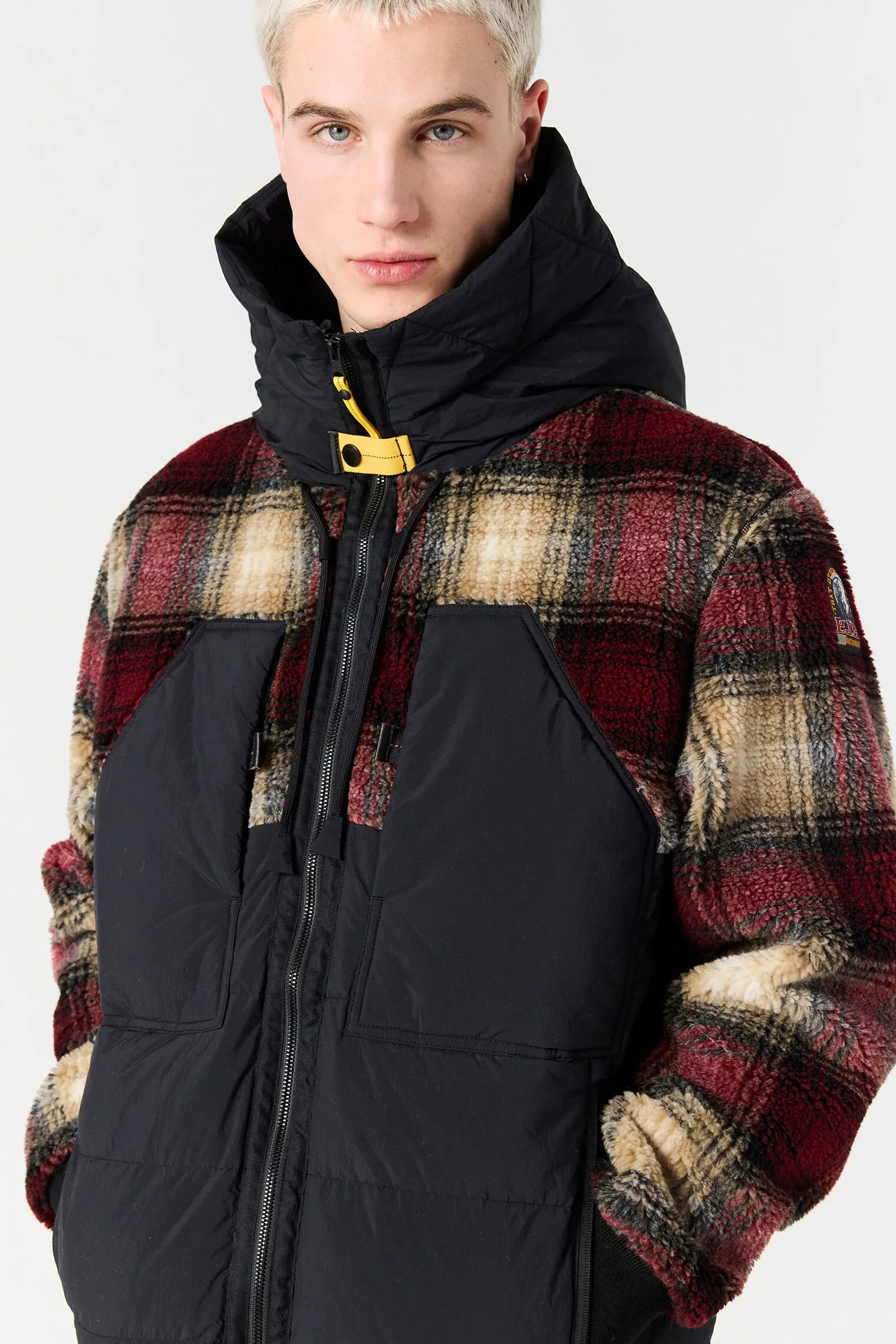 YOUNG - PULL À CAPUCHE EN POLAIRE BOUCLÉ*Parajumpers Sale